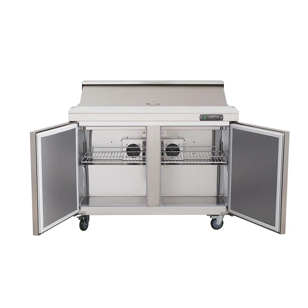 Westlake WKSR-48B Salad Prep Table Refrigerator 2 Door 33-40°F — view 8