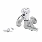 T&S B-0731-POL Single Hole Wall Mount Sill Faucet — view 3