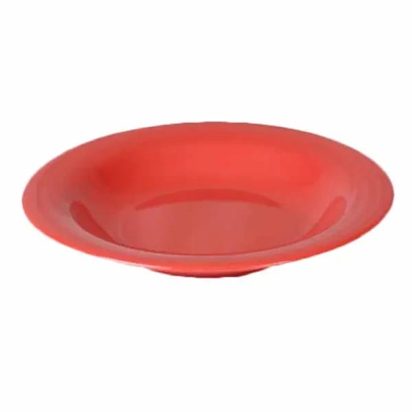 Thunder Group CR5809RD Orange 13 oz. Melamine Salad Bowl | Case of 12 — view 2