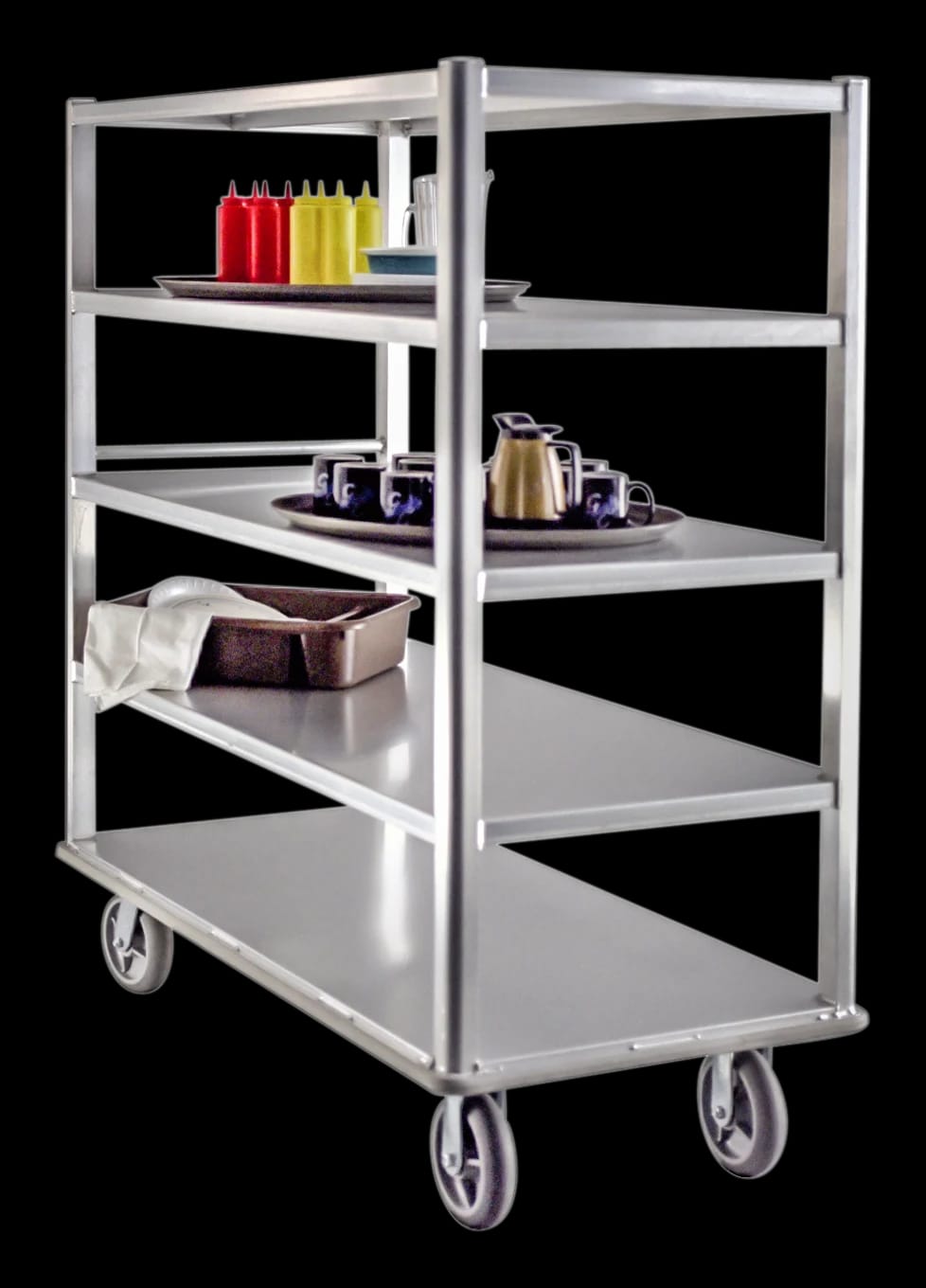 Carter-Hoffmann® T543 Freestanding Queen Mary Cart 1800 Pound Capacity 3 Shelves — view 1