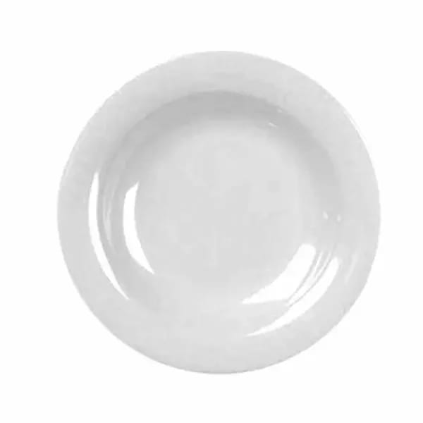Thunder Group CR5809W White 13 oz. Melamine Salad Bowl | Case of 12 — view 1