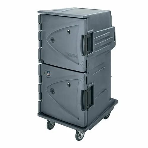 Cambro Camtherm CMBHC1826TBF191 Granite Gray Hot/Cold Cart — view 2