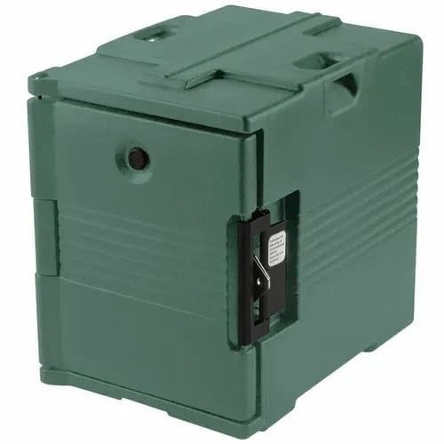 Cambro Ultra Pan Carrier UPC400SP192 Insulated Granite Green Front Loader Food Carrier — view 2