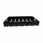 Tablecraft CRATE134 Third Size Brown Wood Display Crate 4-1/4" Deep — view 5