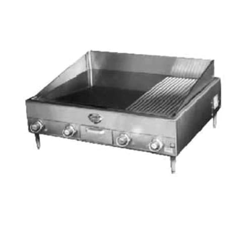 Wells G-23-480 Electric Countertop Griddle 34 Inch Wide Thermostatic Control Rectangle Polished Steel 0.5 Inch Thick Plate Medium-Duty — 480V, 3PH — view 1