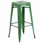 Flash Furniture CH-31320-30-BK-GG Black Galvanized Steel Bar Stool — view 5