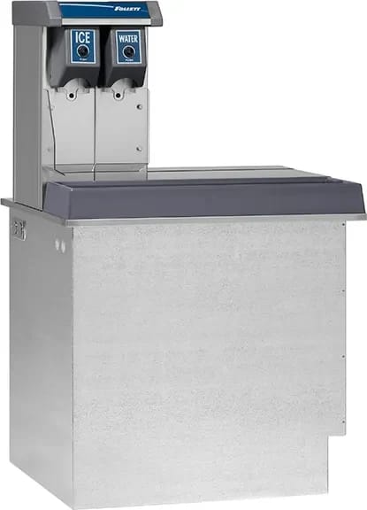 Follett Vision™ Series VU155N0LP Drop-In Ice and Water Dispenser 150 Pound Storage Push-Button Dispense Cube, Nugget Style Ice — 115V, 1PH — view 1