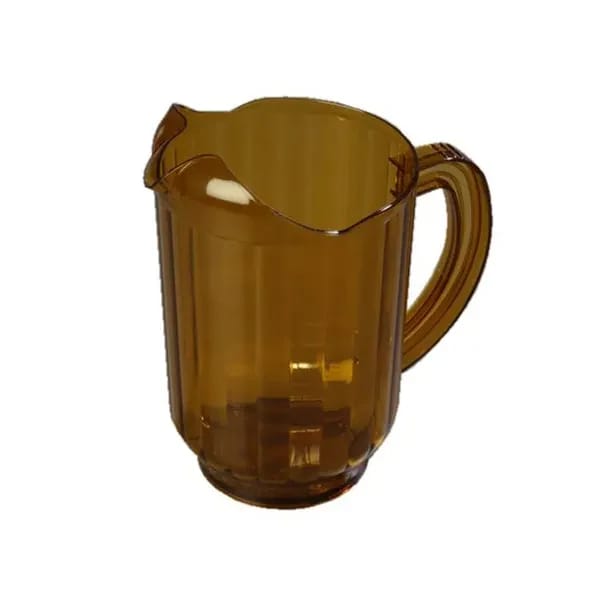 60 oz. Amber Poly Beverage Pitcher — view 1