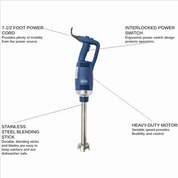 Globe GIB750-18 Immersion Blender — view 5