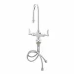 T&S B-0305-CR Single Hole Deck Mount Pantry Base with 6" Rigid Gooseneck — view 5