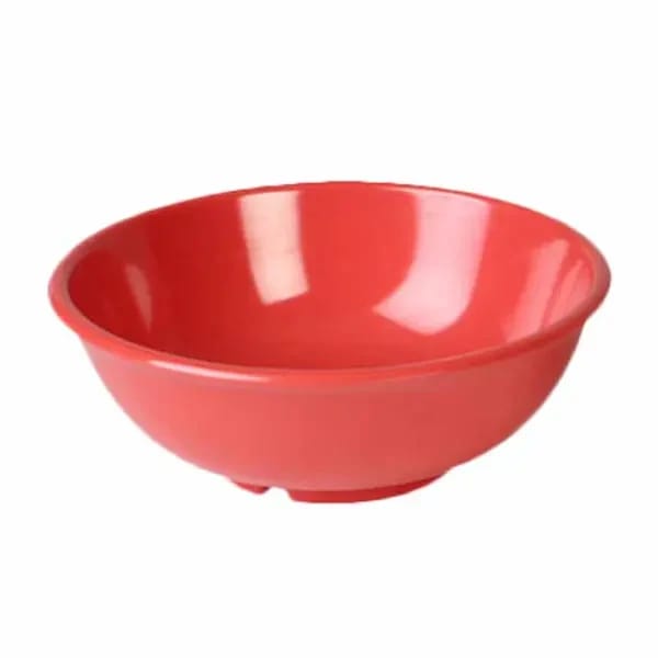 Thunder Group CR5807RD Orange 32 oz. Melamine Salad Bowl | Case of 12 — view 2