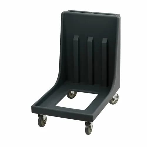 Cambro Camdolly CD1826MTC110 Open Frame Black Food Carrier Dolly With Handle — view 2