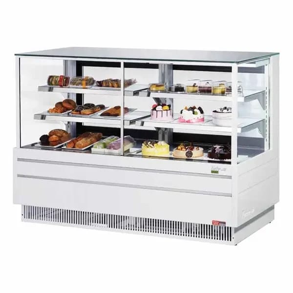Turbo Air TCGB-60UF-CO-B-N Combination Refrigerated/Dry Black Bakery Display Case 60-1/2"W — view 1