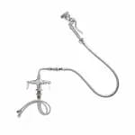 T&S B-0160 Single Hole Deck Mount Pre-Rinse Faucet with 44" Hose Spray Assembly with Spray Hose — view 5