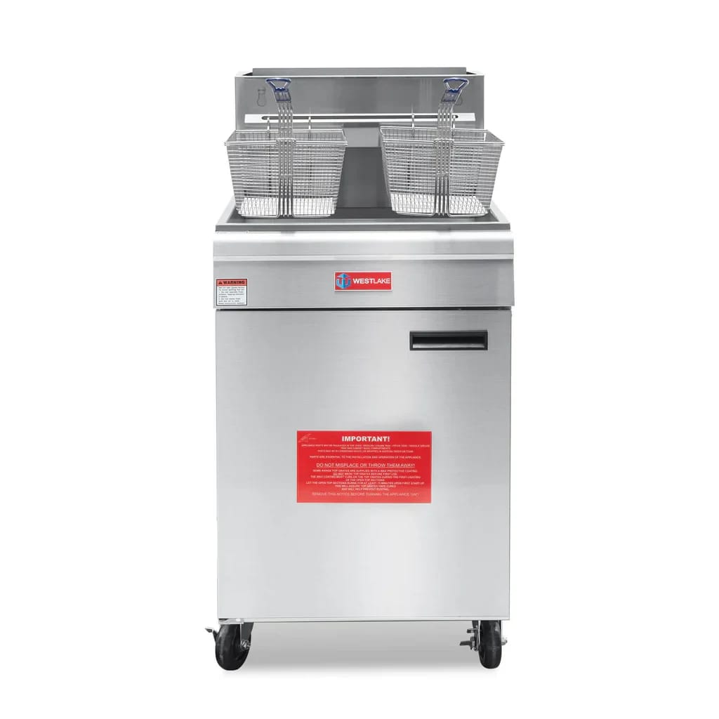 Westlake GF150 Deep Fryer 21" 150,000 Btu 70 lb Oil Capacity — view 1