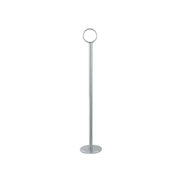 Winco TBH-18 Chrome 18" Table Number / Card / Menu Holder — view 2