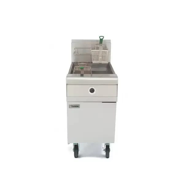 Frymaster MJ1CF-LP 60-80 lb. Open Pot Liquid Propane Floor Fryer with Casters — view 2