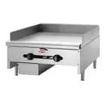 Wells HDTG-6030G Heavy Duty 150,000 BTU Thermostatic Control Gas Griddle 60"W — view 3