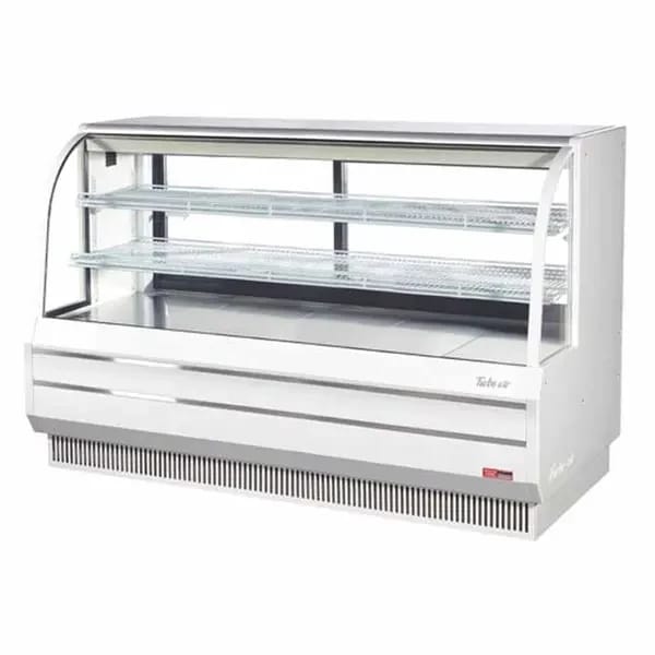 Turbo Air TCGB-72DR-W Dry White Bakery Display Case 72-1/2"W — view 1