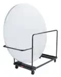 National Public Seating DY-71R Folding Table Dolly - Vertical Storage - 71"R Table — view 10
