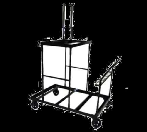 Maywood Furniture MPEDTRKSM Pedestal Storage Table Truck — view 1