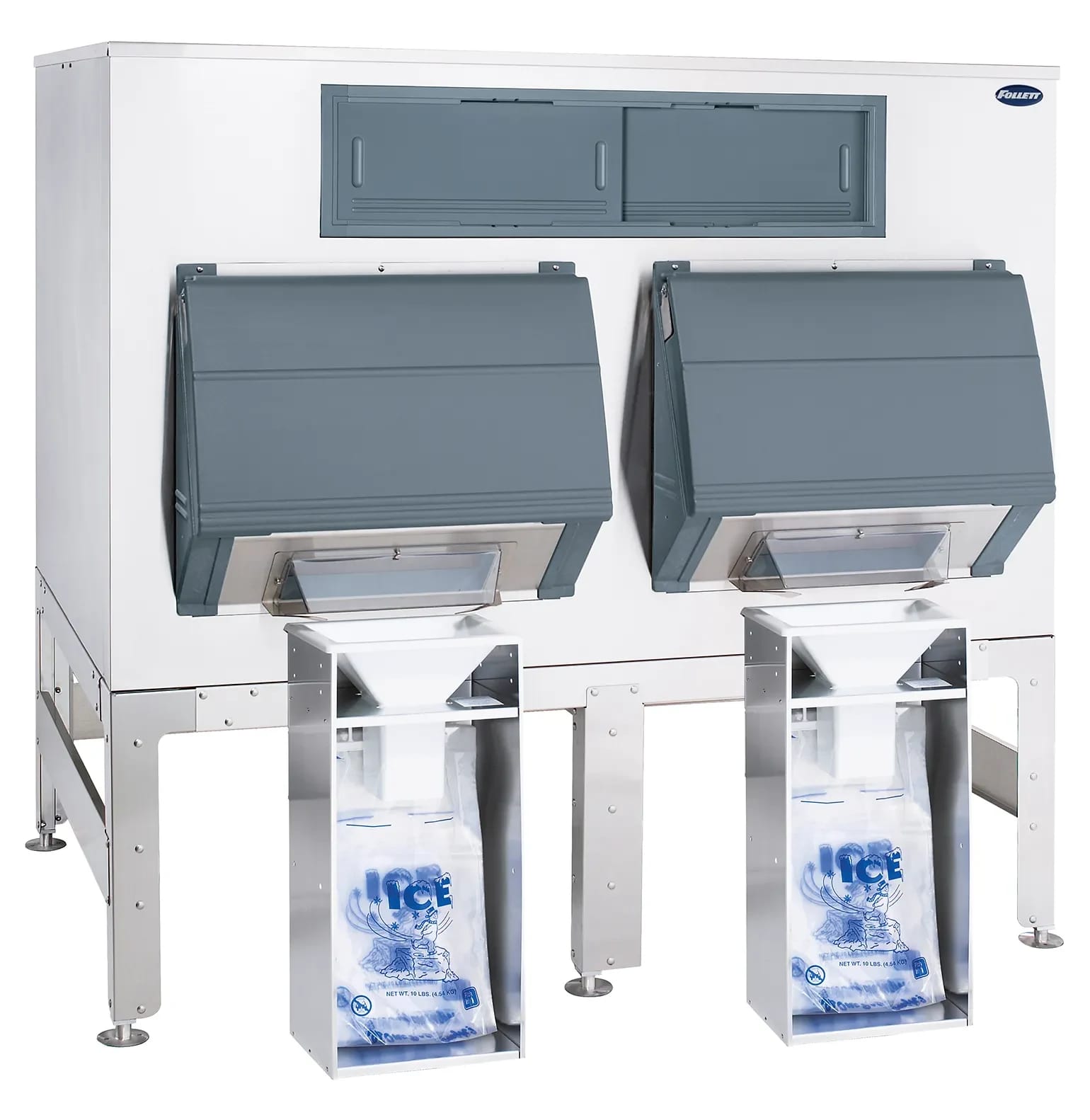 Follett Ice•DevIce™ Series DEV2100SG-72-BG Gravity Dispense Ice Bin 2110 Pound Capacity Polyethylene Interior Cube, Nugget Ice Compatibility — view 1