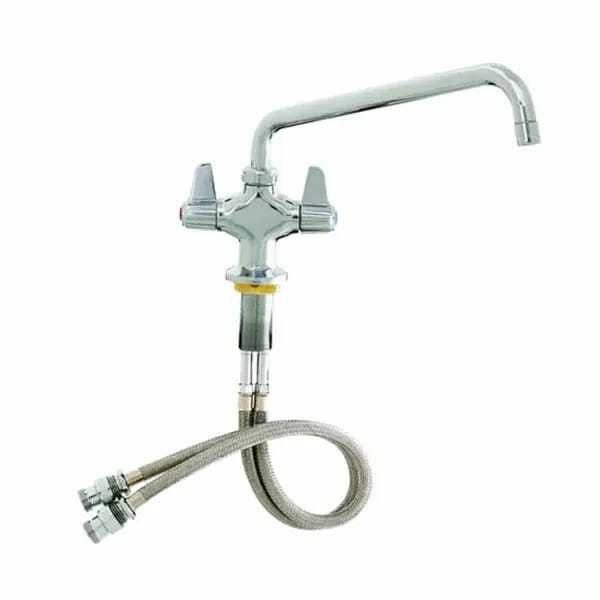 T&S 5F-2SLX14 Single Hole Deck Mount Equip Faucet with 14" Swing Spout Nozzle — view 1
