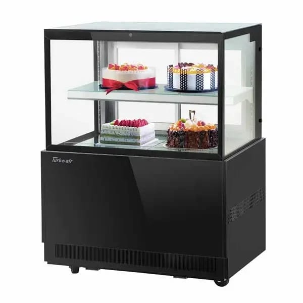 Turbo Air TBP36-46FN-B Refrigerated Black Bakery Display Case 35-3/8"W — view 1