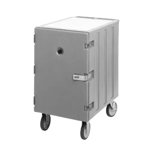 Cambro Camcart 1826LBCSP131 Insulated Dark Brown Front Loader Food Carrier — view 1