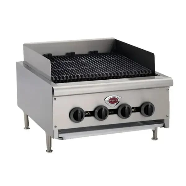 Wells HDCB-4830G Heavy Duty 160,000 BTU Radiant Gas Charbroiler 48"W — view 1
