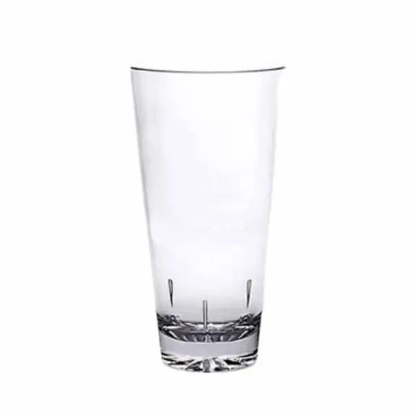 Thunder Group PLTHMG020C 20 oz. Clear Polycarbonate Mixing Glass | Case of 12 — view 2
