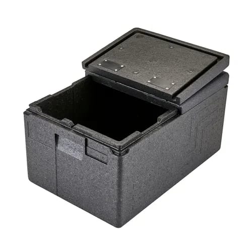 Cambro Gobox EPP180FLSW110 Black Top Loader 8" Deep — view 1