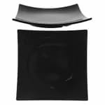 Thunder Group 24012WT Classic White 12-3/8" x 12-3/8" Square Melamine Flare Plate | Case of 12 — view 4