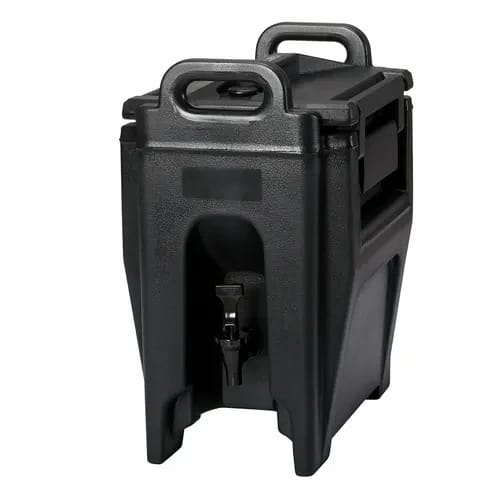 Cambro Camtainer UC250110 2-3/4 Gallon Insulated Black Beverage Dispenser — view 1