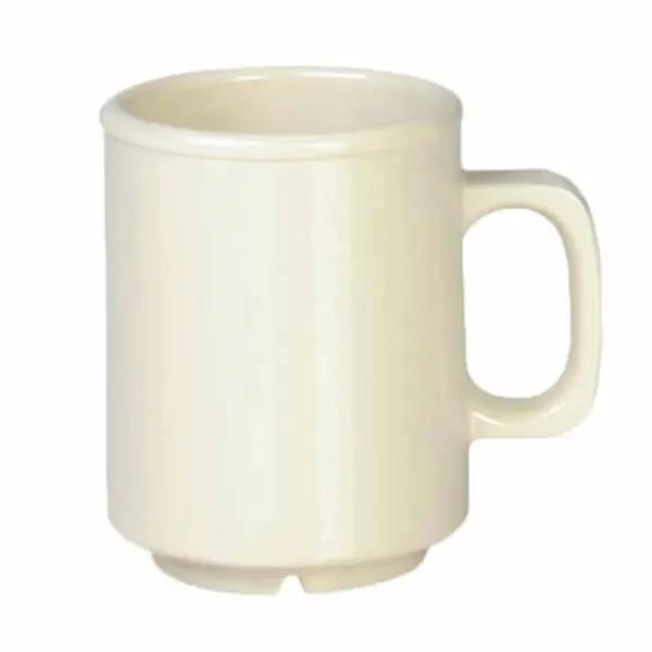 Thunder Group CR9010V Ivory 8 oz. Melamine Mug/Cup | Case of 12 — view 1
