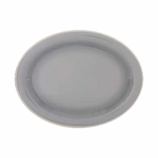 Thunder Group DM209H Graham 9-1/2" x 7-1/4" Oval Melamine Platter | Case of 12 — view 2