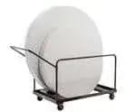 National Public Seating DY-60R Folding Table Dolly - Vertical Storage -48"R, 60"R Tables — view 7