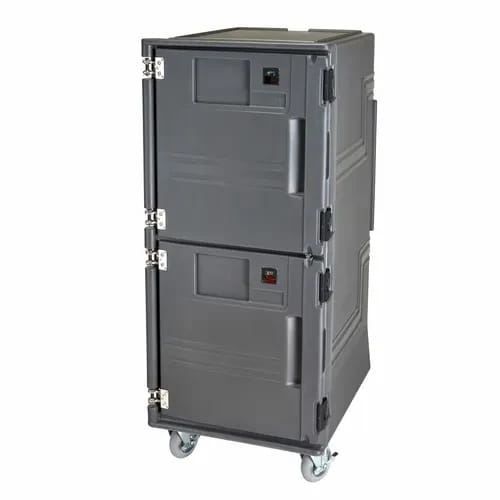 Cambro Pro Cart Ultra PCUHCSP615 Charcoal Gray Hot/Cold Cart — view 1