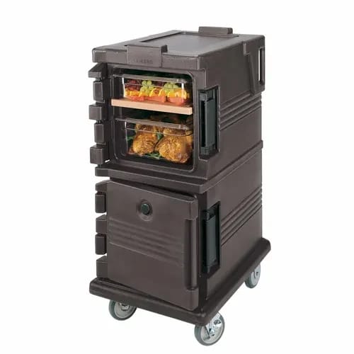 Cambro Ultra Cam Cart UPC600194 Insulated Granite Sand Front Loader Food Carrier — view 2