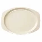 Thunder Group NS211W NuStone White 11-1/2" x 7-1/2" Rectangular Melamine Platter | Case of 12 — view 6