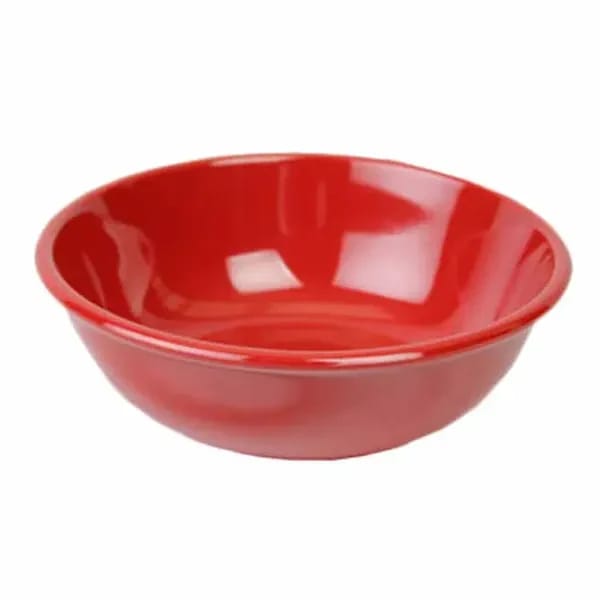 Thunder Group CR5807PR Pure Red 32 oz. Melamine Salad Bowl | Case of 12 — view 1