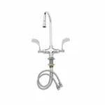 T&S B-0305-CR Single Hole Deck Mount Pantry Base with 6" Rigid Gooseneck — view 6