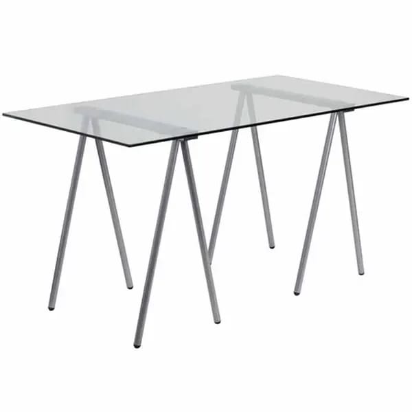 Flash Furniture NAN-JN-2119-GG Glass Top Computer Desk — view 1