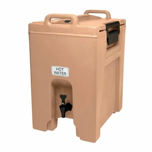 Cambro Camtainer UC1000157 10-1/2 Gallon Insulated Coffee Beige Beverage Dispenser — view 2