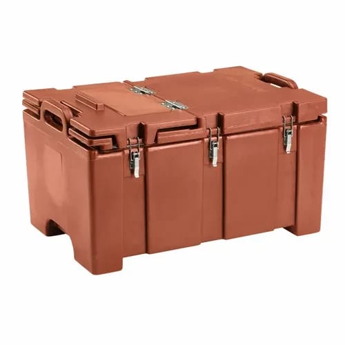 Cambro Camcarrier 100MPCHL402 Brick Red Top Loader 8" Deep — view 2