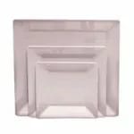 Thunder Group PS3214RD Passion Red 13-3/4" x 13-3/4" Square Melamine Plate | Case of 6 — view 3