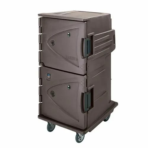 Cambro Camtherm CMBHC1826TBC194 Granite Sand Hot/Cold Cart — view 1