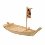Thunder Group WOBOAT76 30" Wood Sushi Boat Display — view 3
