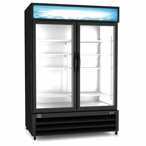 Kelvinator KCHGM48F 49 cu. ft. 2-Swinging Door Freezer Merchandiser 53-7/8"W — view 1