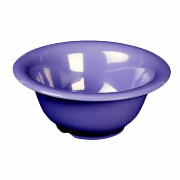 Thunder Group CR5510BU Purple 10 oz. Melamine Soup Bowl | Case of 12 — view 1